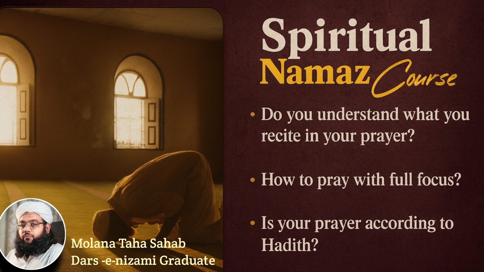 Spiritunal Namaz Course